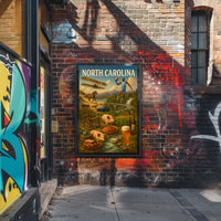 North Carolina A Celebration of Heritage Poster