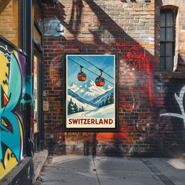 Switzerland Alpine Adventure Poster