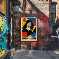 Rene Descartes Enlightenment Philosophy Art Poster