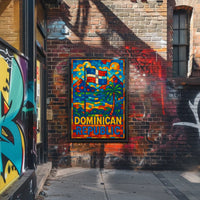 Dominican Republic Mosaic Poster