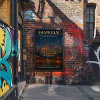 Shanghai A Tapestry of Innovation and Tradition Poster