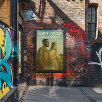 Saint Victor And Corona Poster