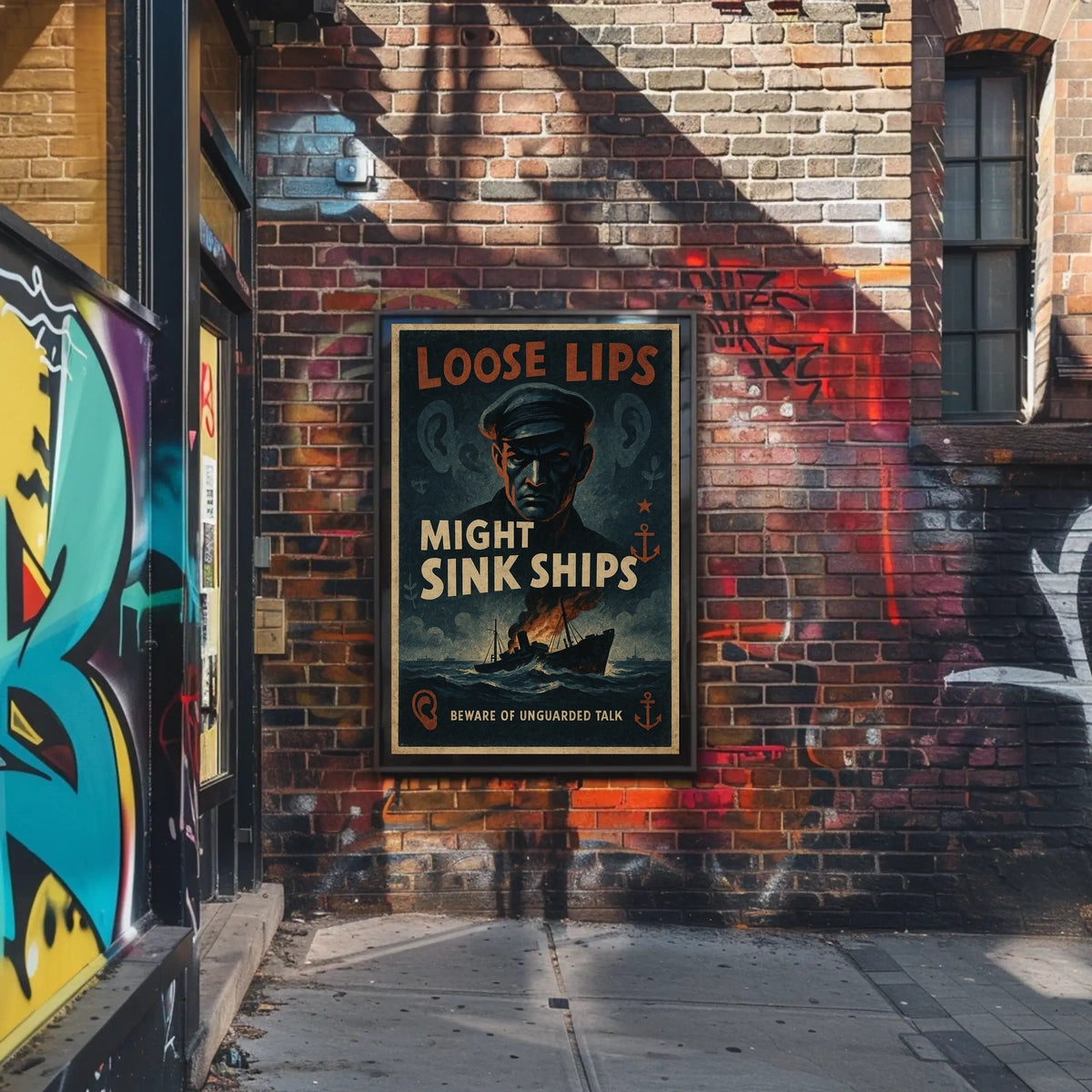Loose Lips Might Sink Ships Poster