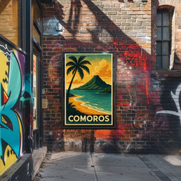 Comoros Tropical Paradise Poster