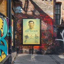 The Timeless Spirit of Jim Thorpe Poster