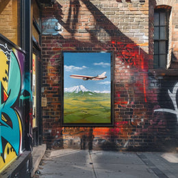 Soaring Over Scenic Landscapes Poster PosterGoat