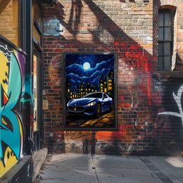 Starry Night Drive Poster PosterGoat