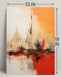 Abstract Cityscape Abstract Poster