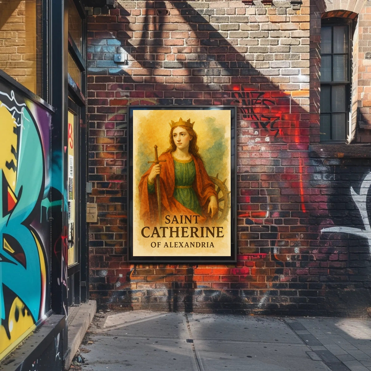 Saint Catherine of Alexandria Poster