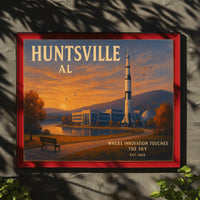 Huntsville Travel Poster Where Innovation Shines