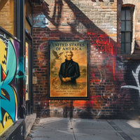 PUNITED ‘ATES Satirical American Culture Poster