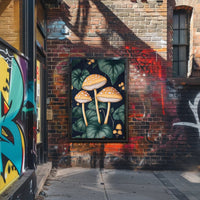 Enchanted Forest Mushrooms Art Print