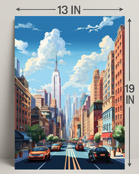 Cityscape Serenity Poster