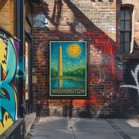 Washington Monument Mosaic Poster