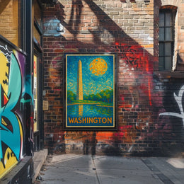 Washington Monument Mosaic Poster