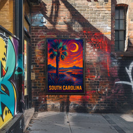 South Carolina Sunset Poster