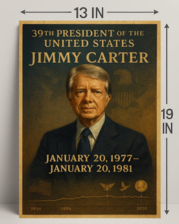 Jimmy Carter Portrait Collection Decor Series Poster PosterGoat
