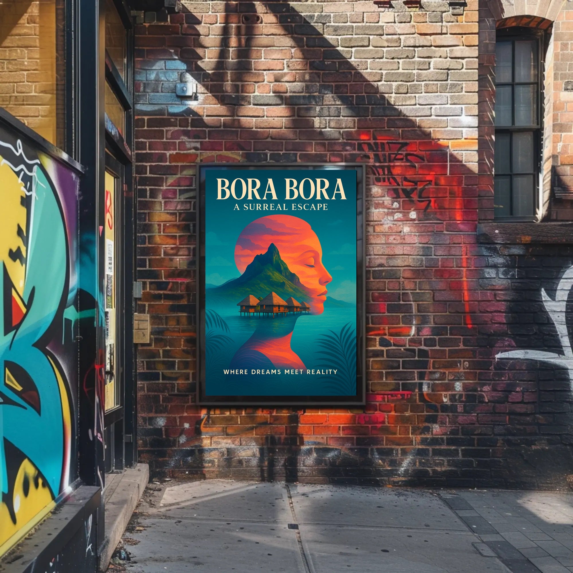 Bora Bora Dreamscape Tranquil Travel Poster PosterGoat
