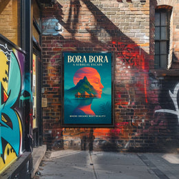 Bora Bora Dreamscape Tranquil Travel Poster PosterGoat