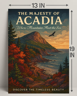 The Majesty of Acadia Poster PosterGoat
