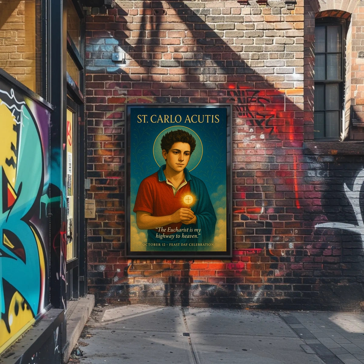 St. Carlo Acutis Feast Day Celebration Poster