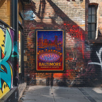 Baltimore Harbor Of Lights Poster