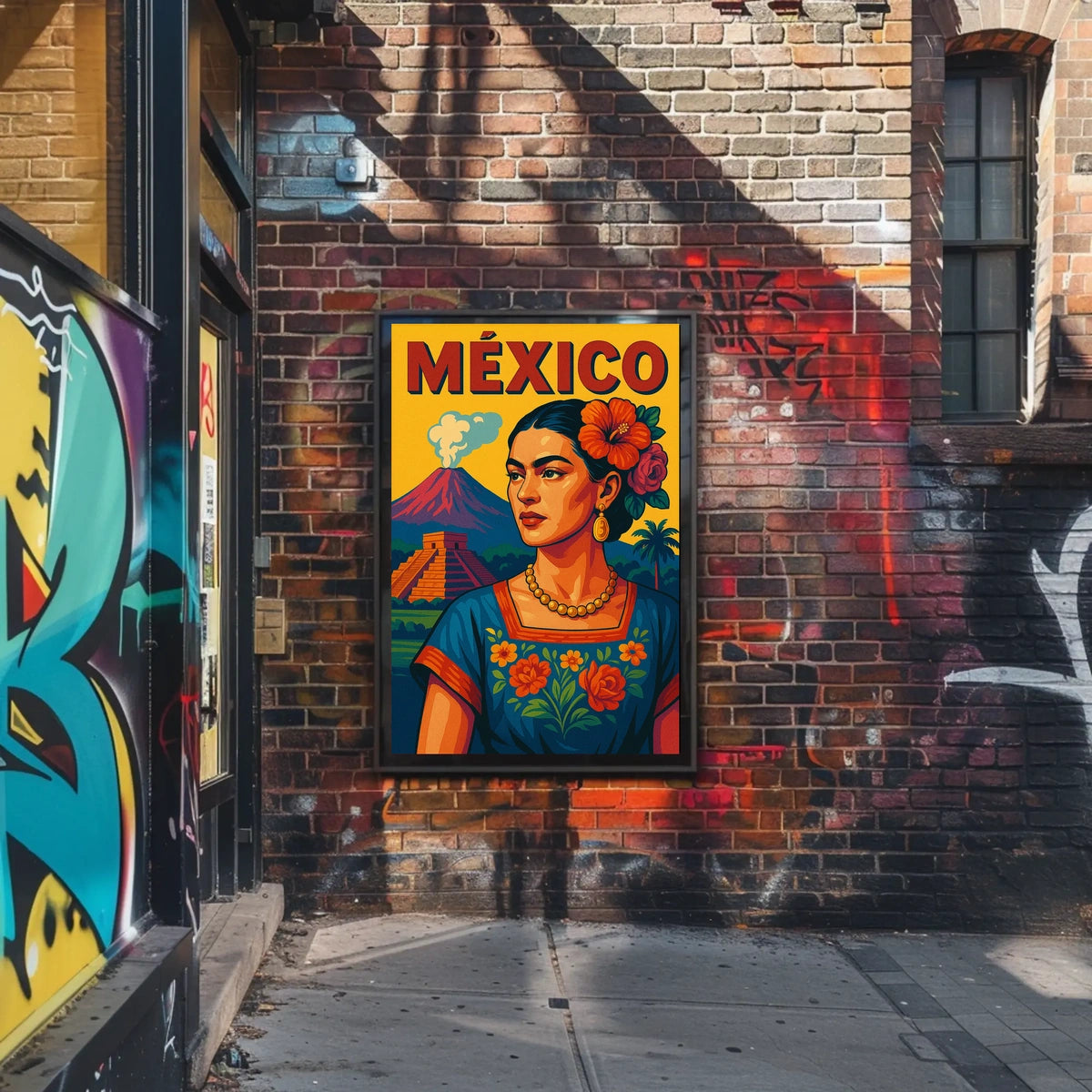 México Cultural Heritage Poster