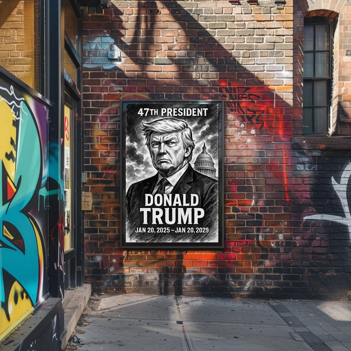 Donald Trump 47th President Poster