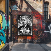 Donald Trump 47th President Poster