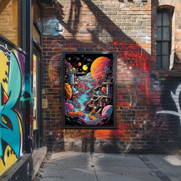 Cosmic Landscape Adventure Poster PosterGoat