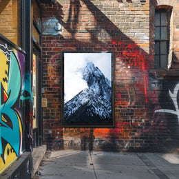 Majestic Snow-Capped Mountain Poster