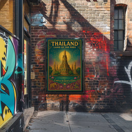 Thailand Land Of The Free Poster