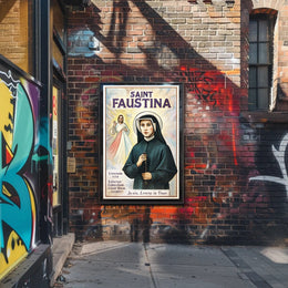 Saint Faustina Poster PosterGoat