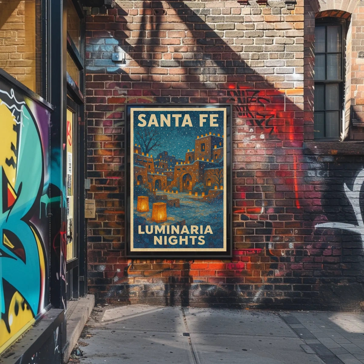 Santa Fe Luminaria Nights Poster