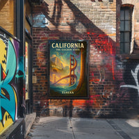 California The Golden State Poster