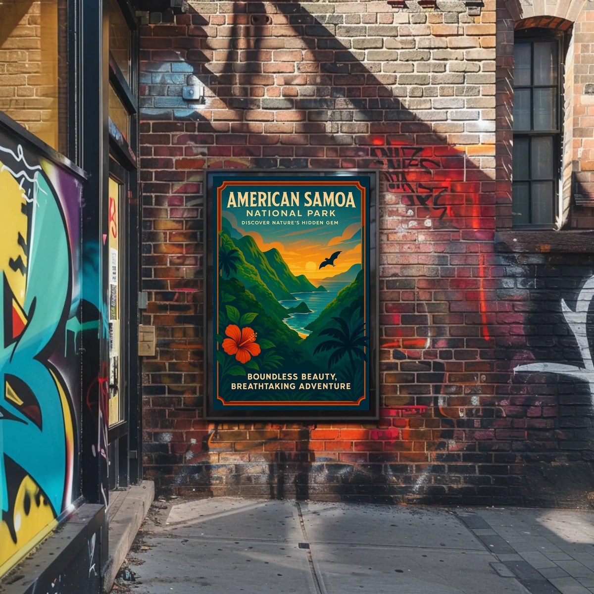 American Samoa Travel Adventures National Park Poster