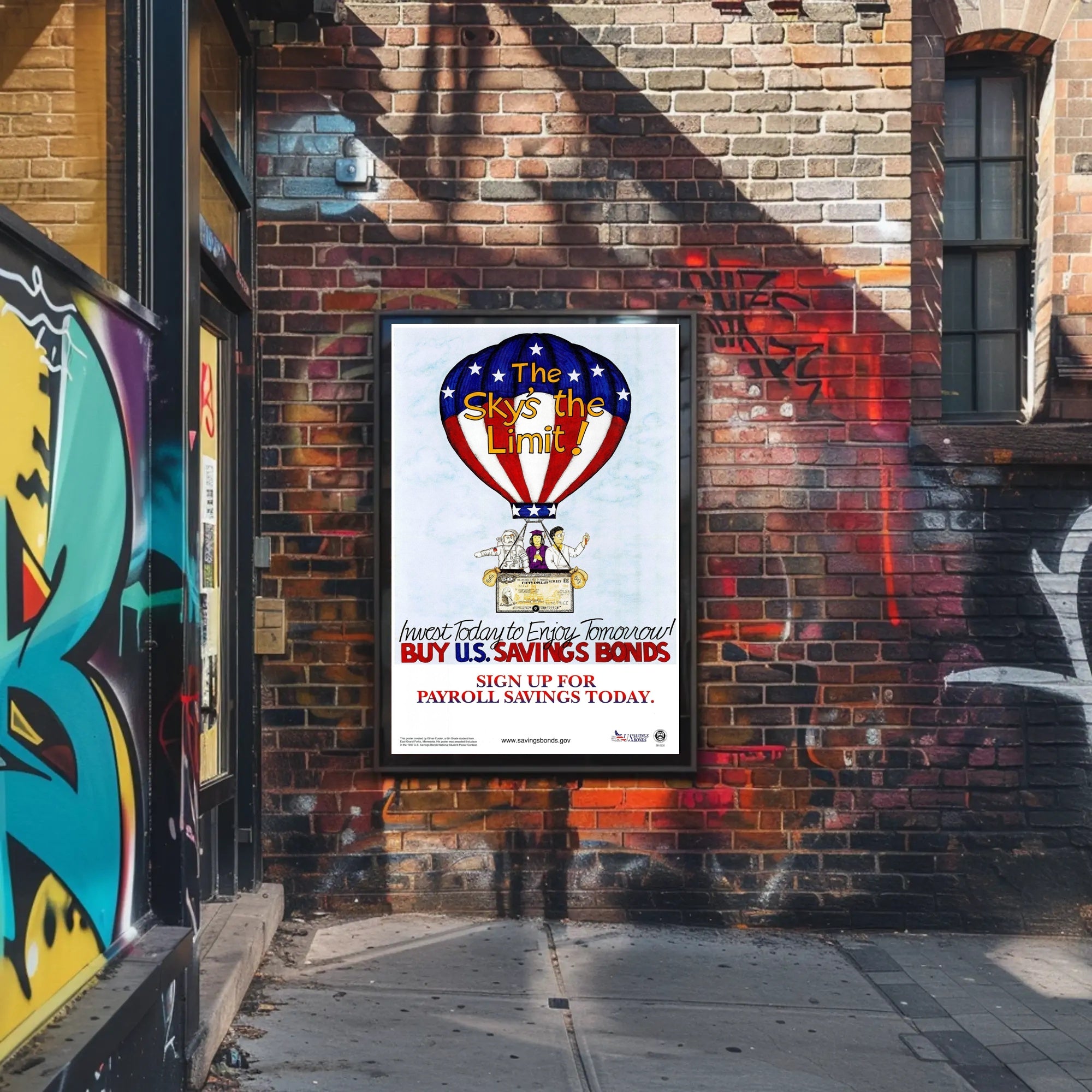 The Sky's the Limit! Poster PosterGoat