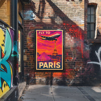 Fly To Paris Poster