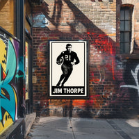 Jim Thorpe Legendary Athlete Poster