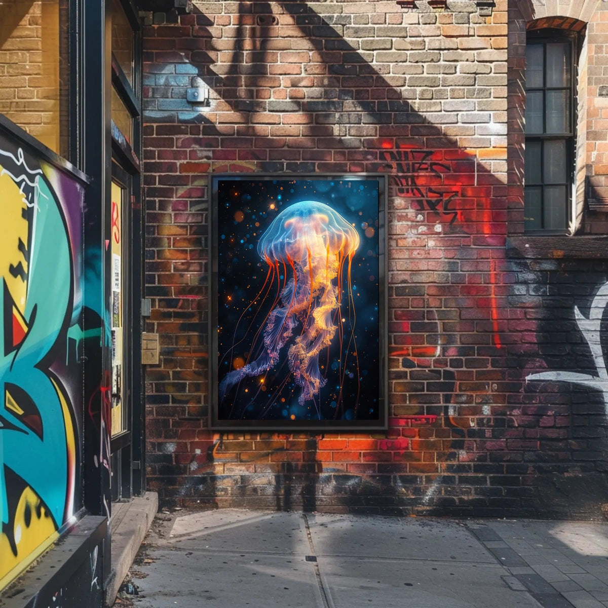 Ethereal Jellyfish Poster