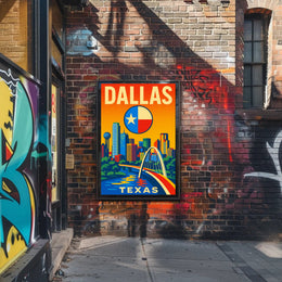 Dallas, Texas Poster PosterGoat