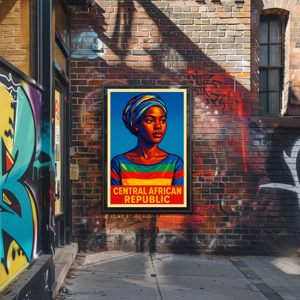 Central African Republic Cultural Poster