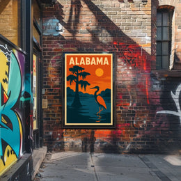 Alabama Wildlife Poster
