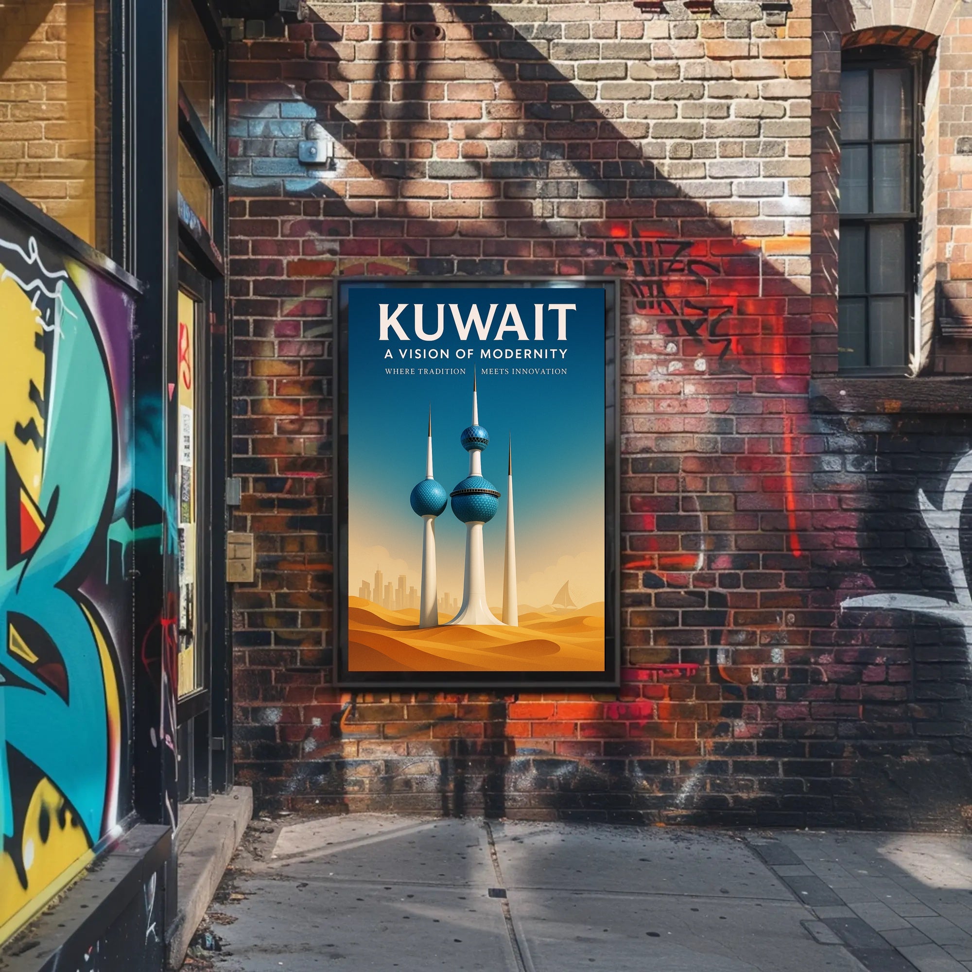 Kuwait - A Vision of Modernity Poster PosterGoat