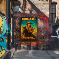 Legendary Wild West Cowboy Adventure Cultural or Heritage Poster