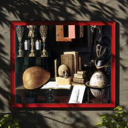 Vanitas Still Life Symbolism in Artistic Poster