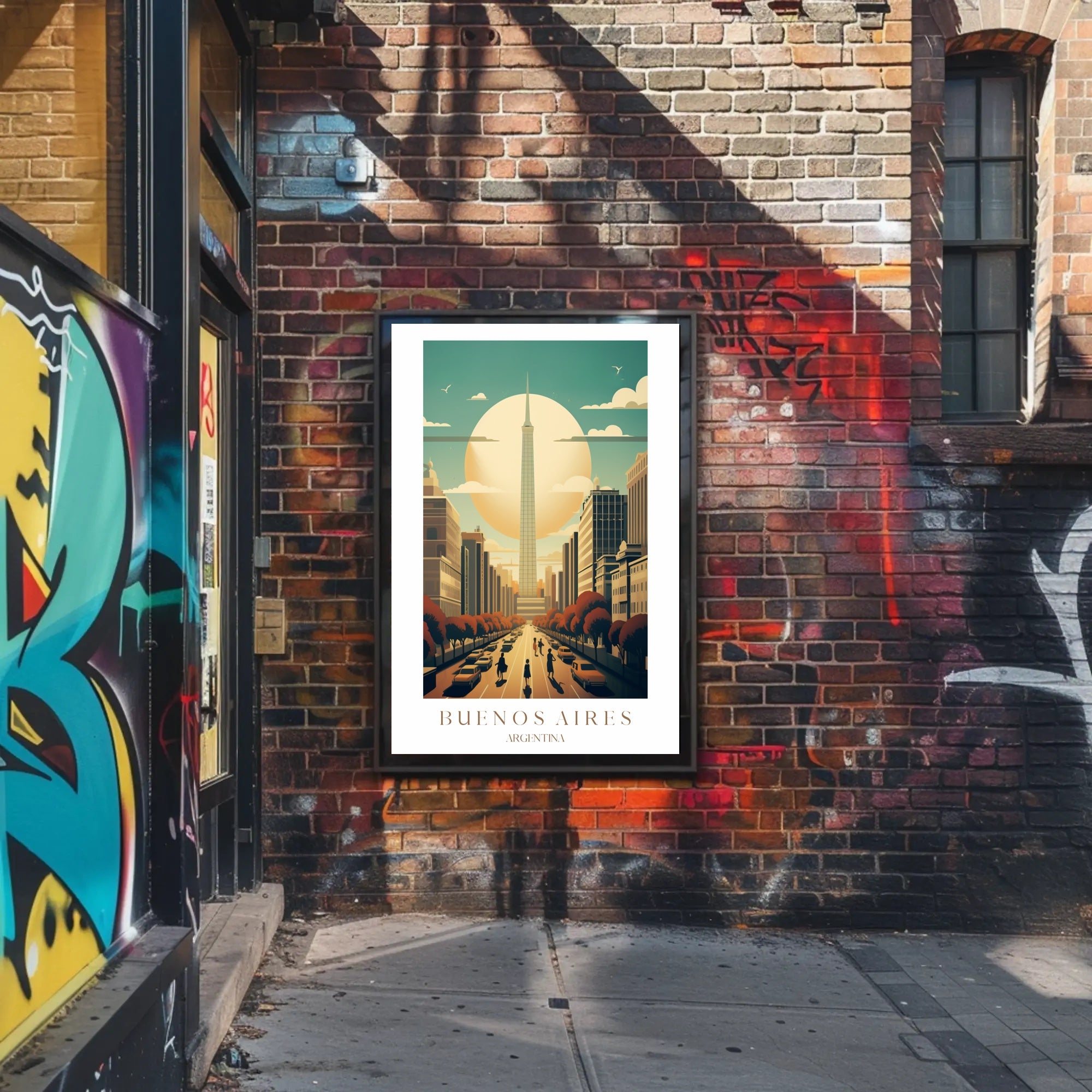 Buenos Aires Skyline Poster PosterGoat