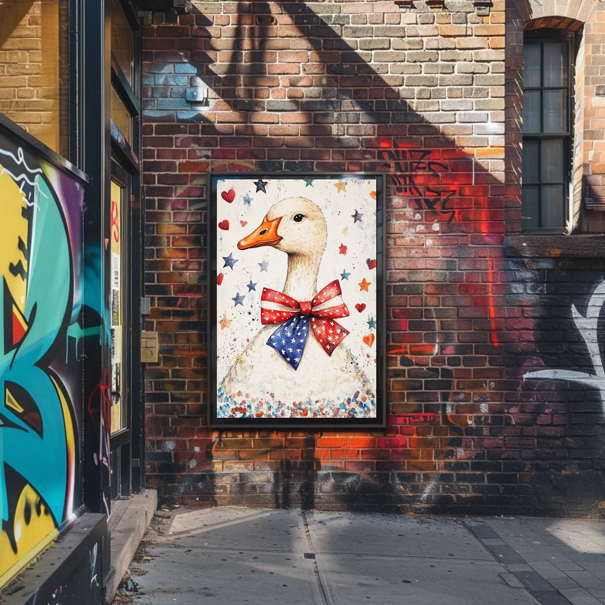 patriotic goose Poster