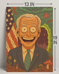 Cosmic Presidential Portrait Poster PosterGoat