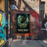 Barack Obama 44th President of the United States Double Exposure Poster